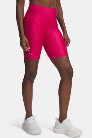 Under Armour Tech Radlerhose für Damen Shaded Fuchsia / Weiß L