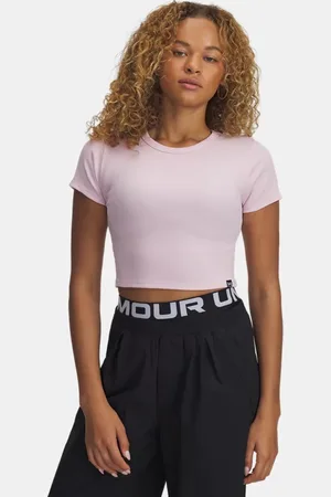 Under Armour Rival Rib Baby T-Shirt für Damen Prime / Weiß L