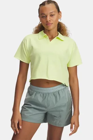 Under Armour Icon Poloshirt aus Terry für Damen Sonic / Weiß L