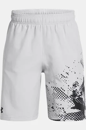 Under Armour Tech™ gewebte Shorts mit Aufdruck für Jungen Mod / Schwarz / Schwarz YLG (149 - 160 cm)