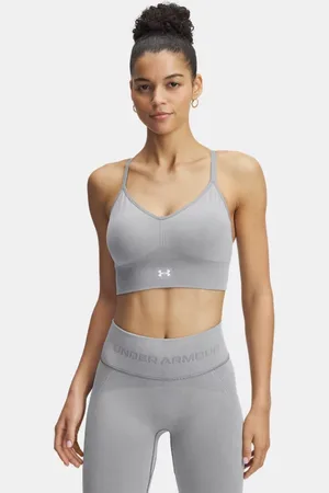 Under Armour Vanish Seamless Low Sport-BH mit Waschung für Damen / Weiß L