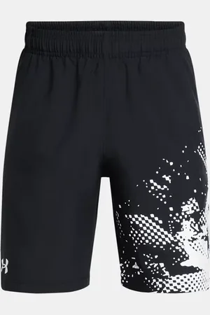 Under Armour Tech™ gewebte Shorts mit Aufdruck für Jungen / Weiß / Weiß YMD (137 - 149 cm)