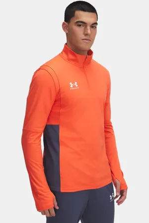 Under Armour Challenger Midlayer für Herren Fire / Downpour Grau / Weiß L