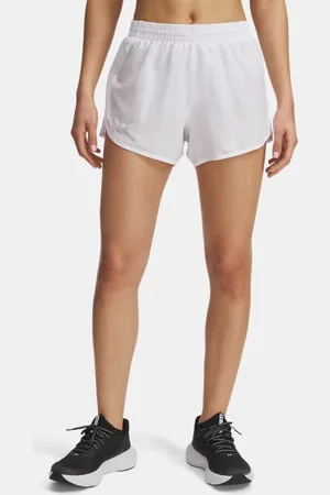 Under Armour Fly-By Shorts für Damen (7,6 cm) / Reflektierend L