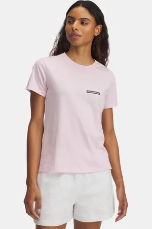 Under Armour Rival Outline Kurzarm-Oberteil für Damen Prime / Weiß L