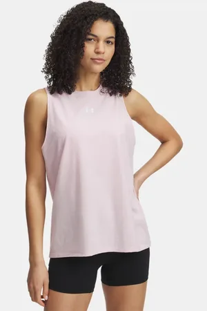 Under Armour Rival Muskel-Tanktop für Damen Prime / Weiß L