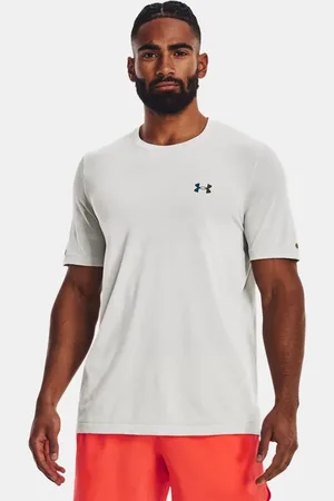 Under Armour Vanish Elite Seamless Kurzarm-Oberteil für Herren / Grau Mist / Iridescent L