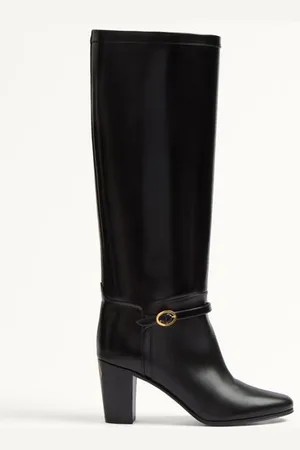 VALENTINO GARAVANI PATTIE BOOTS AUS KALBSLEDER 75 MM Frau 35.5