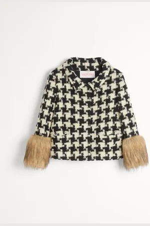 VALENTINO MACRO PIED DE POULE JACKE AUS TWEED Frau 36