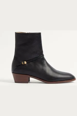 VALENTINO GARAVANI PAT STIEFELETTE AUS ZIEGENLEDER Mann 39