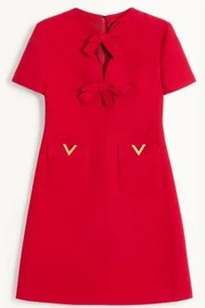 VALENTINO KURZES CREPE COUTURE KLEID Frau 36