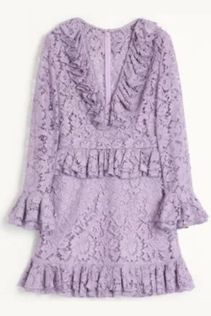VALENTINO KURZES KLEID AUS HEAVY LACE Frau 36