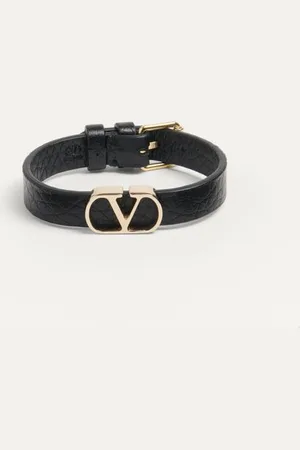 VALENTINO GARAVANI VLOGO SIGNATURE ARMBAND AUS GENARBTEM KALBSLEDER Mann UNI