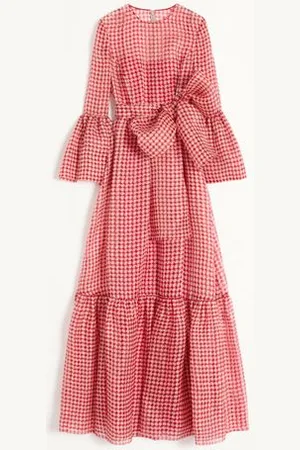VALENTINO ABENDKLEID AUS VICHY OPTICOOL ORGANZA Frau 36