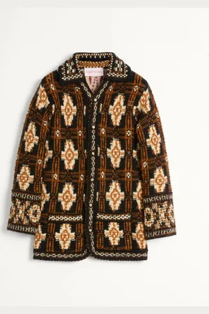 VALENTINO WOLLJACKE MIT GEOMETRISCHEM MUSTER Mann S
