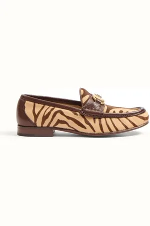VALENTINO GARAVANI VLOGO SIGNATURE LOAFER AUS KALBSLEDER MIT PONY-EFFEKT, 20 MM Frau 35.5