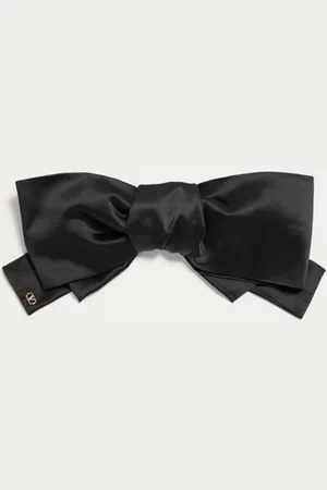 VALENTINO GARAVANI VLOGO SIGNATURE HAARSPANGE AUS SATIN MIT SCHLEIFE Frau UNI