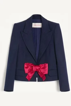 VALENTINO JACKE AUS VISKOSE MIT SCHLEIFE Frau 36