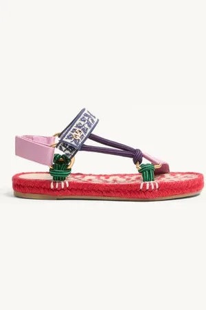VALENTINO GARAVANI LAKE POWELL SANDALEN MIT TRAUBENSTICKEREI 20 MM Frau 35