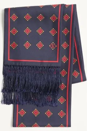 VALENTINO GARAVANI OPTICOOL BANDEAU-SCHAL AUS SEIDE MIT FRANSEN Mann UNI