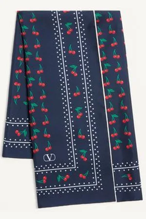 VALENTINO GARAVANI CHERRYFIC SEIDENSCHAL Frau UNI