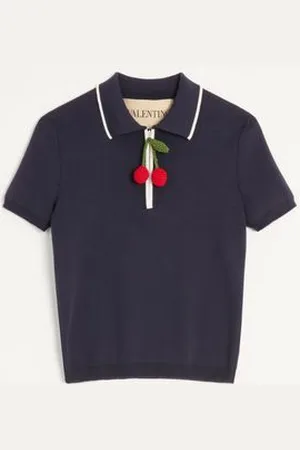 VALENTINO BAUMWOLLTOP MIT KIRSCHE Frau L