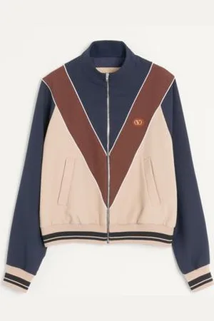 VALENTINO NYLON-SWEATSHIRT MIT REISSVERSCHLUSS UND VLOGO-APPLIKATION Mann 3XL