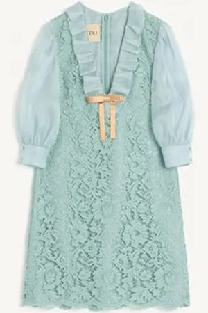 VALENTINO KURZES KLEID AUS HEAVY LACE Frau 36