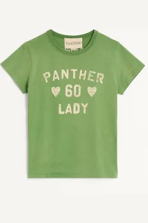 VALENTINO BEDRUCKTES T-SHIRT AUS BAUMWOLLE Frau L