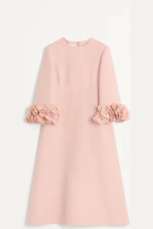VALENTINO MIDIKLEID AUS CREPE COUTURE Frau 36