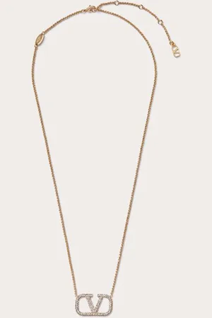 VALENTINO GARAVANI VLOGO SIGNATURE HALSKETTE AUS METALL MIT SWAROVSKI®-KRISTALLEN Frau UNI