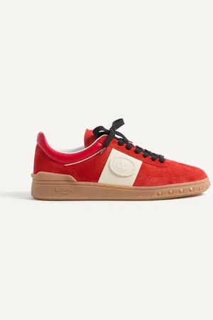 VALENTINO GARAVANI UPVILLAGE LOW-TOP-SNEAKER AUS SPALT- UND KALBSNAPPALEDER Mann 39