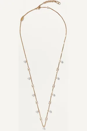 VALENTINO GARAVANI VLOGO SIGNATURE HALSKETTE AUS METALL MIT SWAROVSKI®-PERLEN Frau UNI