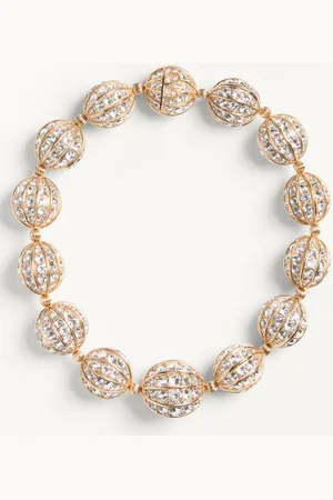 VALENTINO GARAVANI POETIQUE DES GOUTTES HALSKETTE AUS METALL UND SWAROVSKI®-KRISTALLEN Frau UNI