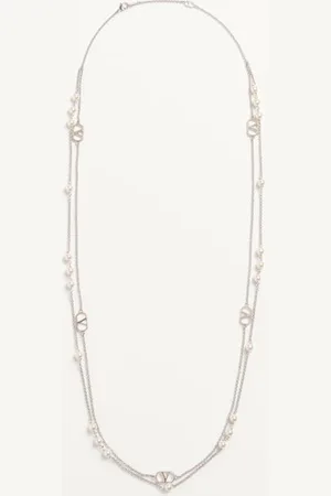 VALENTINO GARAVANI VLOGO SIGNATURE HALSKETTE AUS METALL MIT SWAROVSKI®-PERLEN Mann UNI