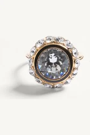 VALENTINO GARAVANI VLOGO SIGNATURE RING AUS METALL, EMAILLE UND KRISTALLEN Frau 11