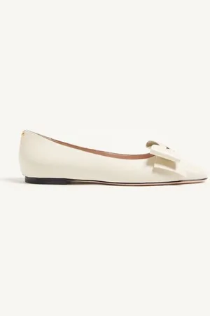 VALENTINO GARAVANI BOWOW BALLERINA AUS ZIEGENLEDER Frau 35.5