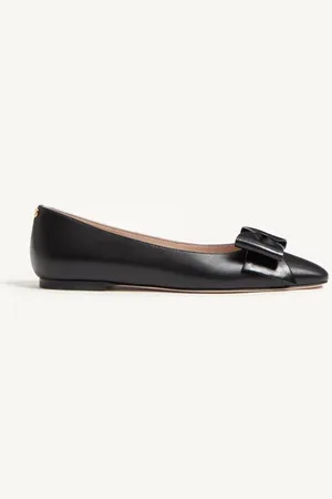 VALENTINO GARAVANI BOWOW BALLERINA AUS ZIEGENLEDER Frau 35.5