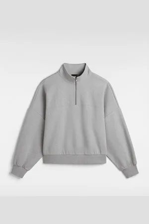 Vans Elevated Double Knit Loose Mock Neck Sweatshirt, Frau, , Größe: S