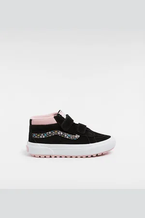 Vans Kinder MTE Sk8-Mid Reissue Schuhe mit Klettverschluss (4-8 Jahre), Schwarz/Rosa, Größe: 31.5