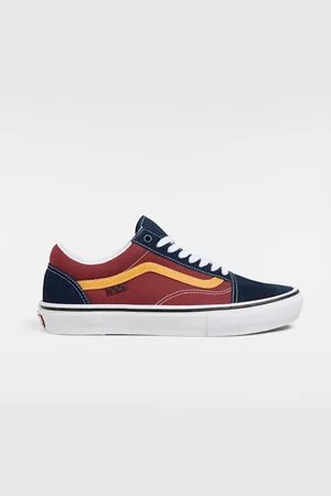 Vans Skate Old Skool Schuhe, Mann, Blau/Bordeaux, Größe: 40