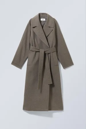 Weekday Kia - Oversized-Mantel aus Wollmischung