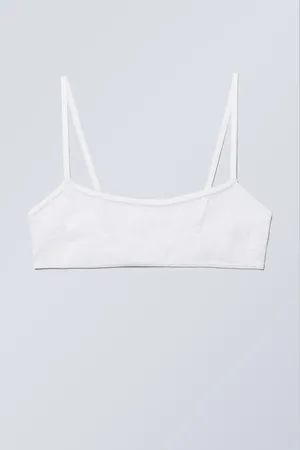 Weekday Spitzen-Bustier Ash