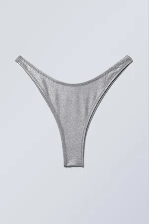 Weekday Brazilian-Mini-Bikinihose mit Glitzer