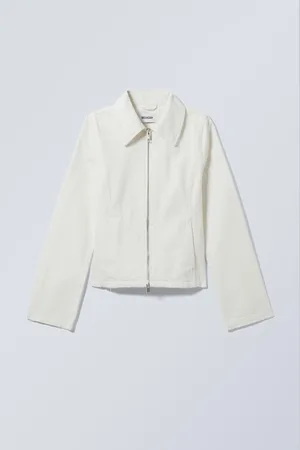 Weekday Twill-Jacke im Used-Look