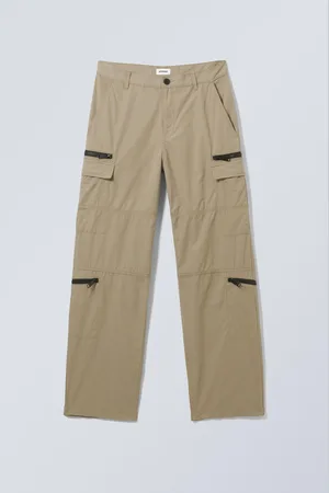 Weekday Relaxte Hose mit Reißverschlüssen