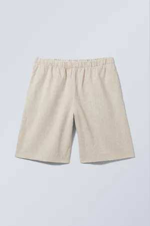 Weekday Relaxte Shorts aus Leinenmischung