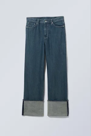 Weekday Weite Jeans Galaxy mit umgeschlagenem Saum