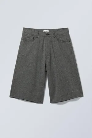 Weekday Lockere gestreifte Shorts Astro