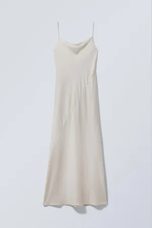 Weekday Maxi-Unterkleid aus Satin
